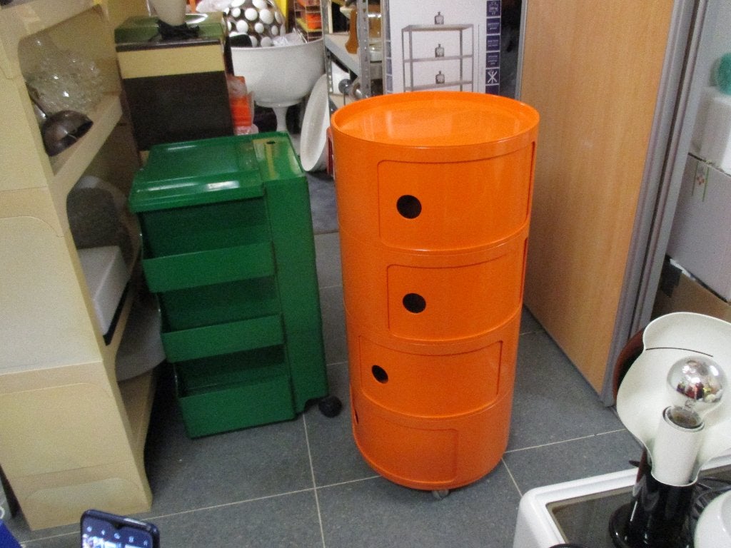 Kartell componibili rond jaren 70 space age design retro, Vintage, Gebruikt, ?, Kunststof