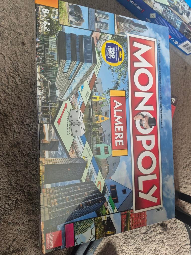 Monopolie almere nieuw in seal, Hobby en Vrije tijd, Gezelschapsspellen | Bordspellen, Ophalen of Verzenden, Nieuw