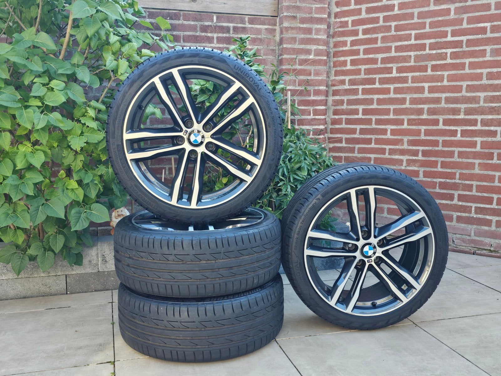 Bmw 19 inch m velgen 704m f30 f31 f32 f33 f34 e90 e91 e92, 19 inch, Gebruikt, 255 mm, Banden en Velgen