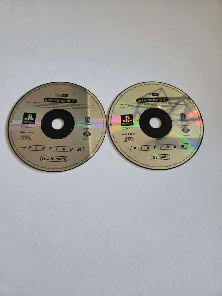 Playstation 1 (PS1) - Gran Turismo 2 - Disc Only, Spelcomputers en Games, Gebruikt, Racen en Vliegen, 2 spelers, Ophalen of Verzenden