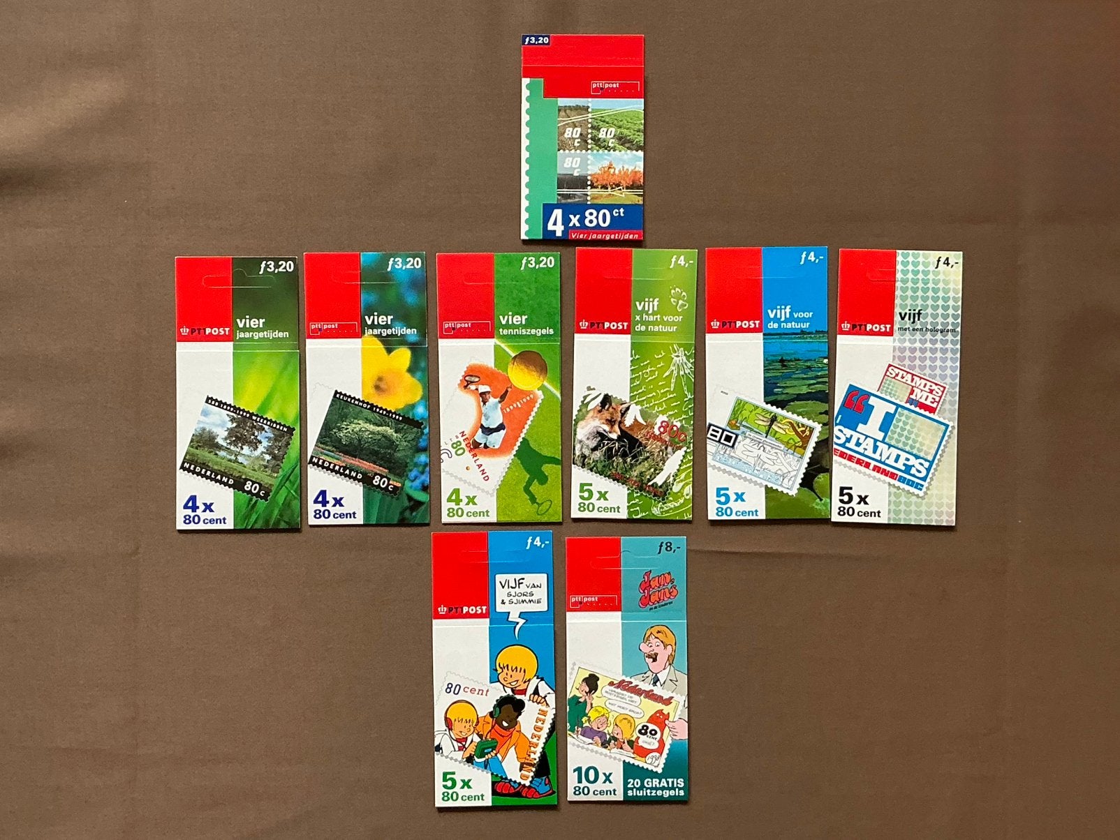9 Originele PTT Post postzegelboekjes, Ophalen of Verzenden, Nieuw