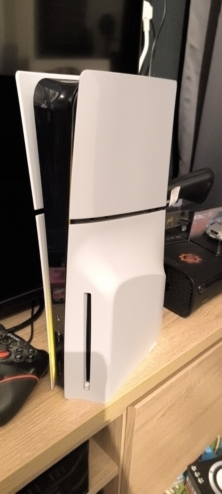 Sony PlayStation 5 Slim Disc Edition met 2 controllers, Ophalen, Zo goed als nieuw, Playstation 5
