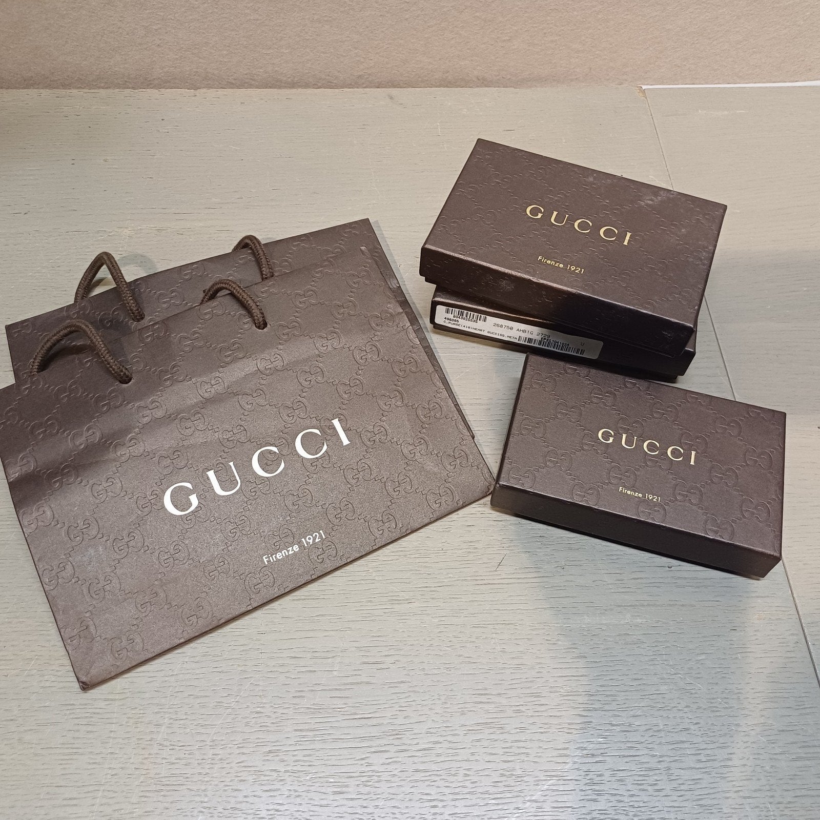 CUCCI VERPAKKING RECLAME, Ophalen of Verzenden, Zo goed als nieuw, Verpakking