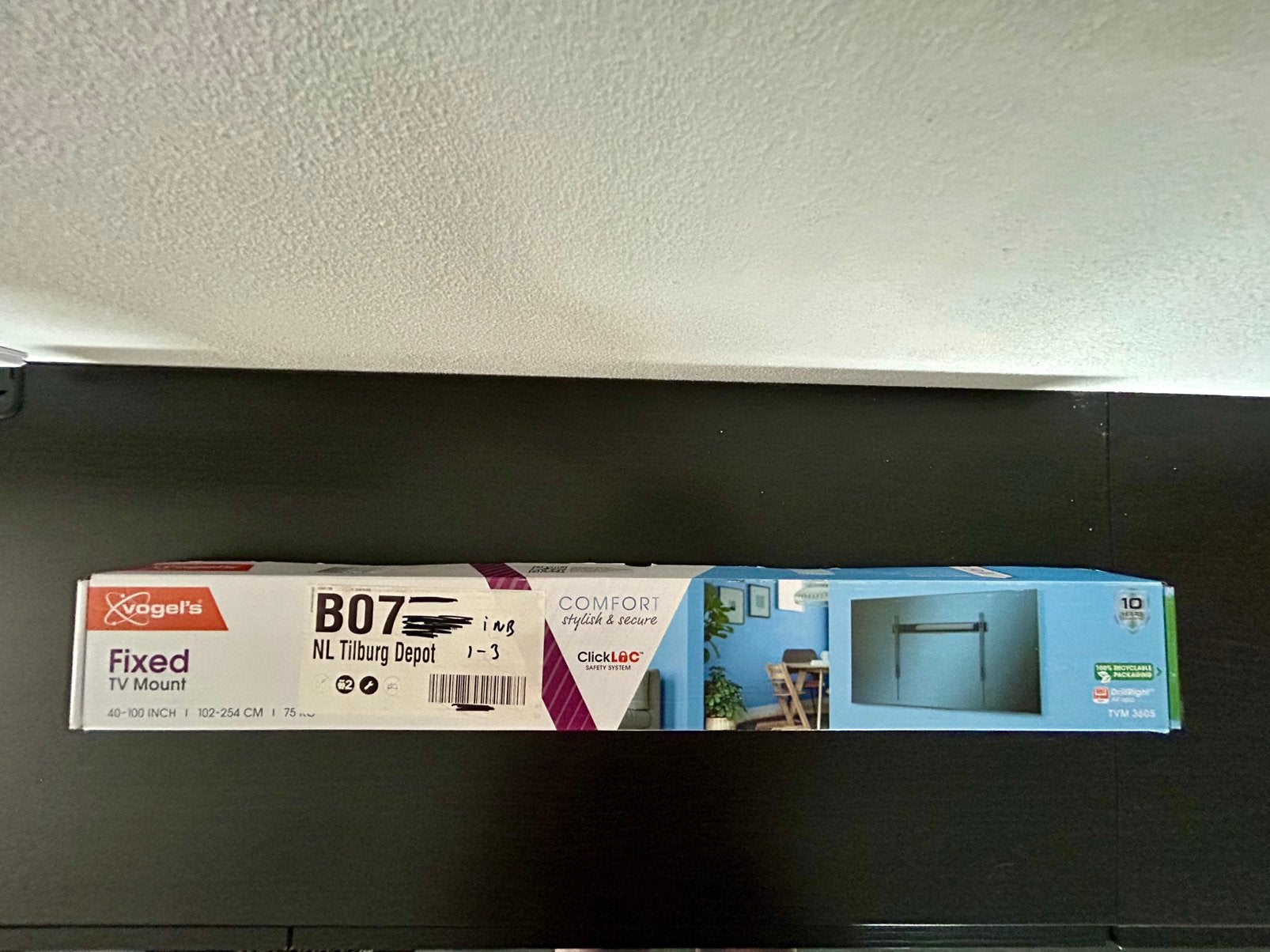 Vogel’s fixed TV mount 40-100 inch - TVM 3605, Ophalen, Zo goed als nieuw