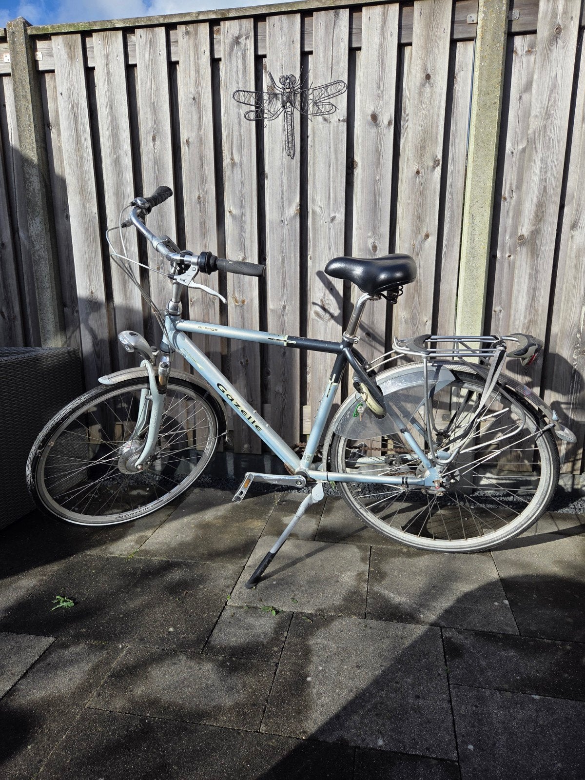 Gazelle Orange herenfiets - Lichtblauw, Fietsen en Brommers, Ophalen, Gebruikt, Versnellingen, Gazelle