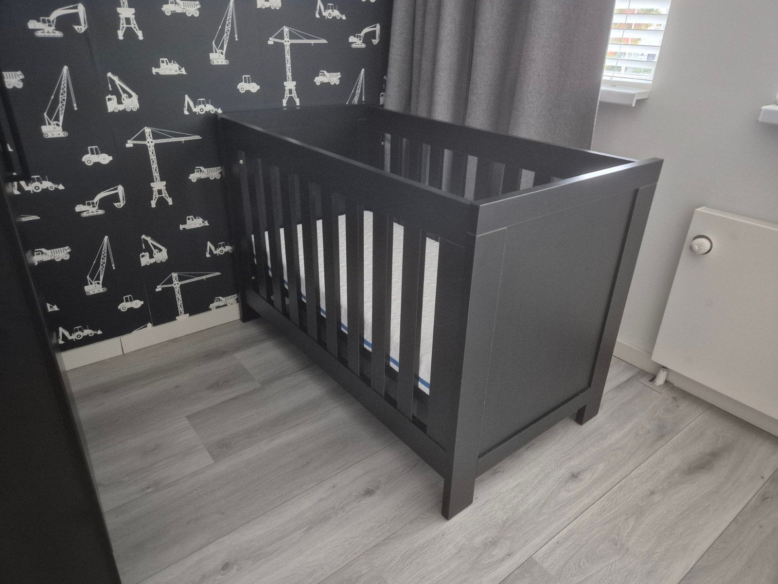 Complete babykamer: Ledikant, matras en wandrek Kopenhagen, Ophalen, Gebruikt, Ledikant
