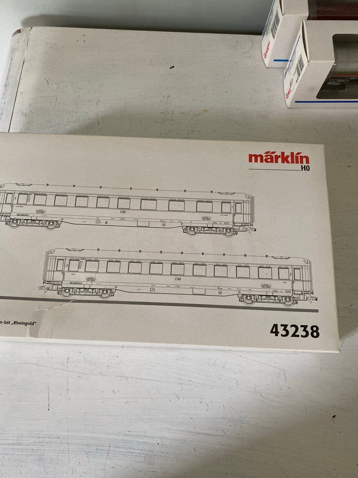 Märklin H0 43238 DB Rheingold rijtuigenset, Wisselstroom, Wagon, Ophalen of Verzenden, Zo goed als nieuw