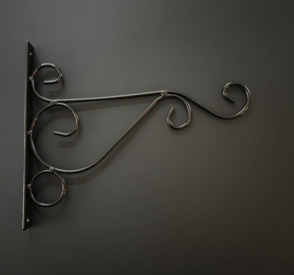 WANDHAAK - ZWART METAAL, Ophalen of Verzenden, Nieuw