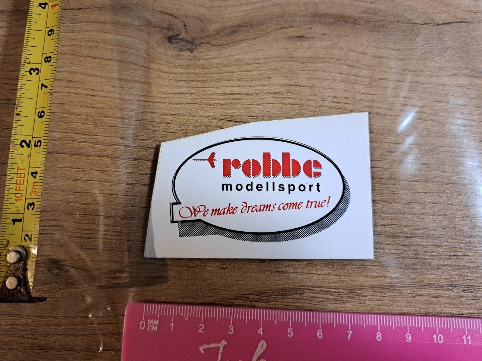 Sticker Robbe Modellsport We make dreams come true!, Verzamelen, Ophalen of Verzenden, Zo goed als nieuw, Bedrijf of Vereniging