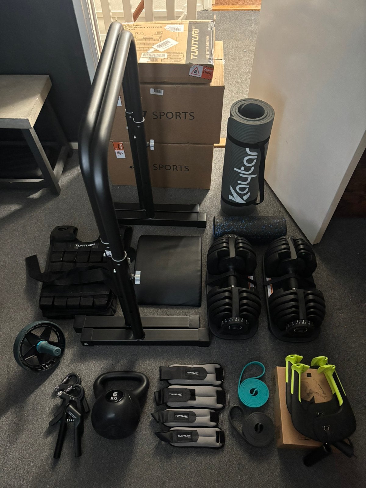 Vrijwel nieuwe complete home gym!, Ophalen, Zo goed als nieuw, Overige typen