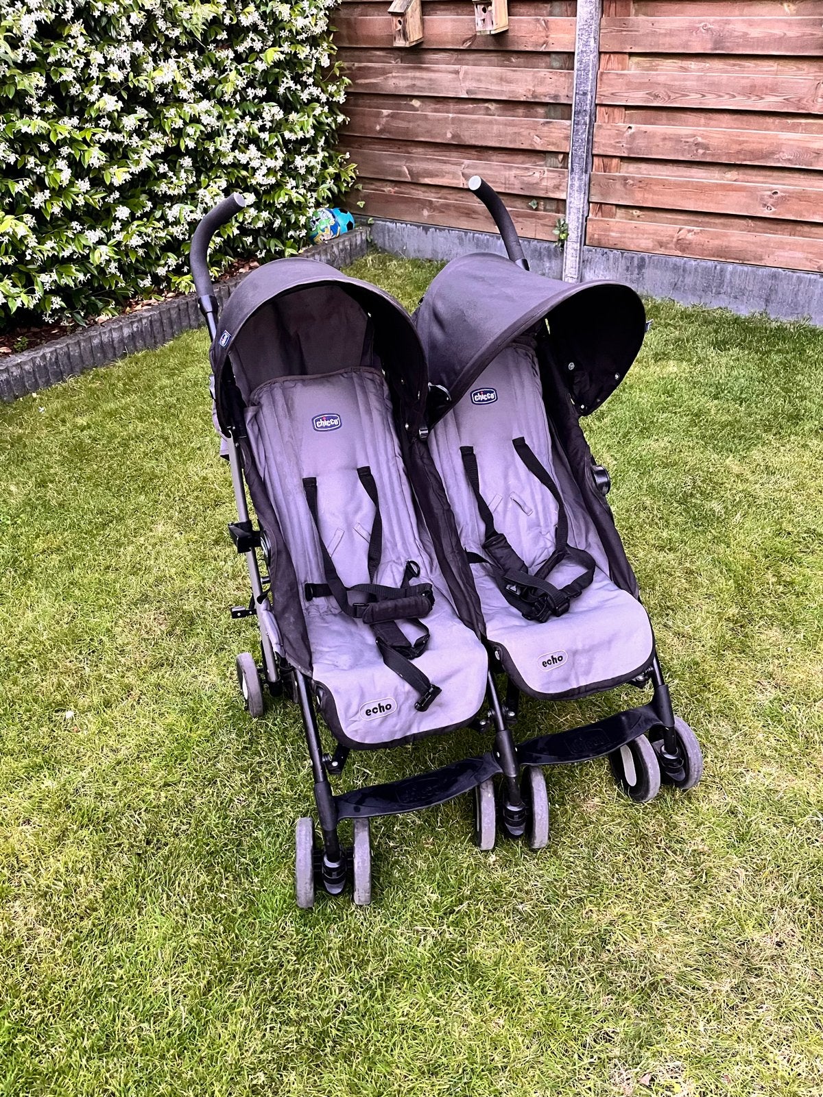 Chicco Echo Duobuggy voor 2 kinderen - Kap bevestiging los, Ophalen, Gebruikt, Overige merken, Duomodel