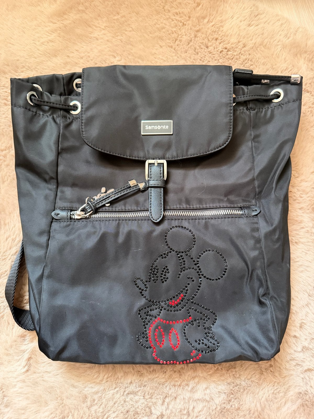 Samsonite Karissa Disney rugzak met Mickey Mouse, Disney of Dora, 25 tot 40 cm, Ophalen of Verzenden, Zo goed als nieuw