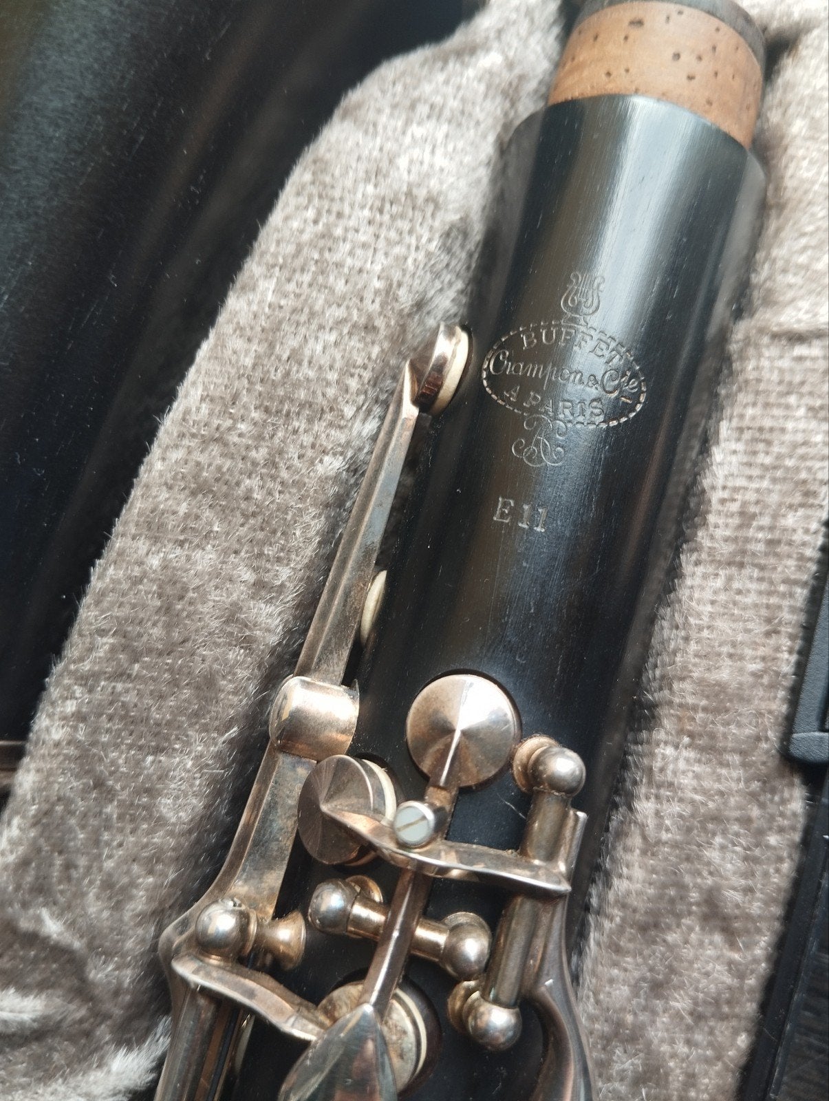 Buffet Crampon E11-, Muziek en Instrumenten, Blaasinstrumenten | Klarinetten, Gebruikt, Met koffer, Hout, Ophalen