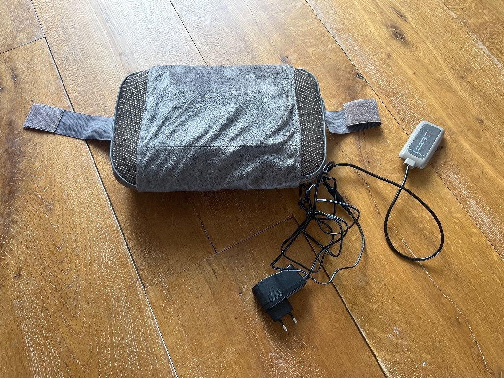 Shiatsu rug massage kussen, Ophalen of Verzenden, Zo goed als nieuw, Massagestoel of Kussen