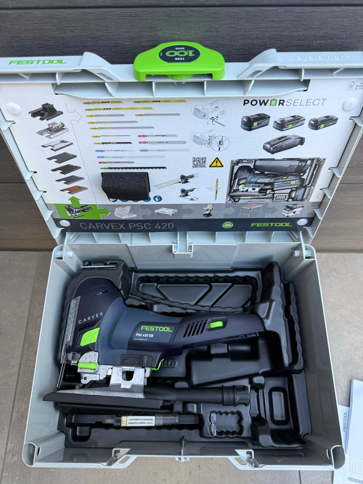 FESTOOL CARVEX PSC 420 EB DECOUPEERZAAG NIEUW, Decoupeerzaag, Ophalen of Verzenden, Zo goed als nieuw, 30 tot 70 mm