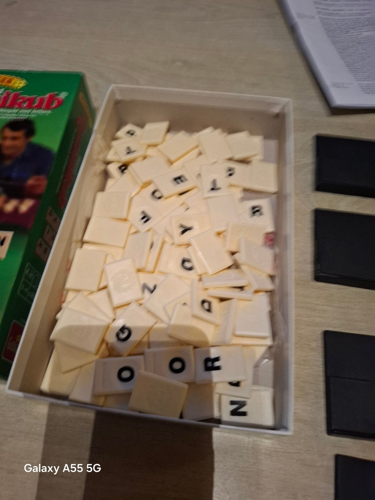 Woord Rummikub - Schijven met letter - Gezelschapsspel, Goliath BV, Gebruikt, Goliath, Ophalen of Verzenden