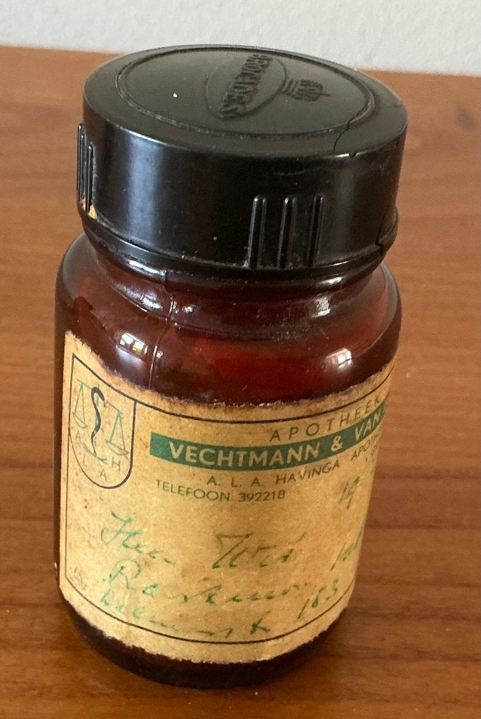 Apothekers potje voor pillen, 1963, Antiek en Kunst, Ophalen