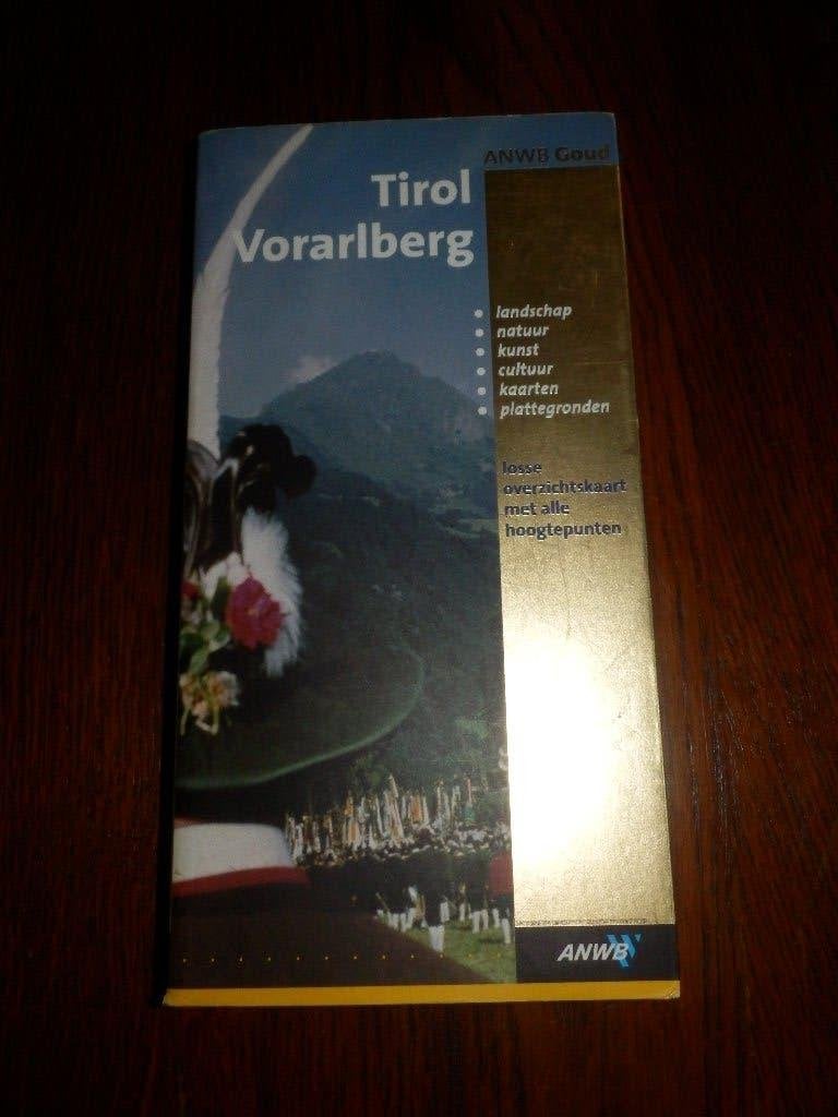 A.N.W.B Goud Tirol, Vorarlberg. Met losse overzichtskaart., Boeken, Reisgidsen, ANWB, Europa, Ophalen of Verzenden, Zo goed als nieuw