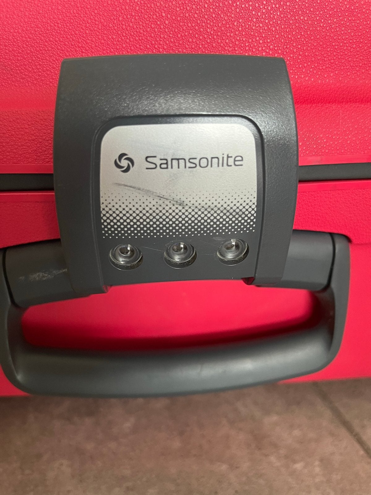 Samsonite Koffer - Roze, Gebruikt, Gebruikt, Hard kunststof, Slot, 35 tot 45 cm
