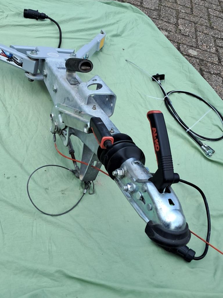Sleeptriangel  trekstang voor achter camper of auto., Ophalen of Verzenden, Gebruikt
