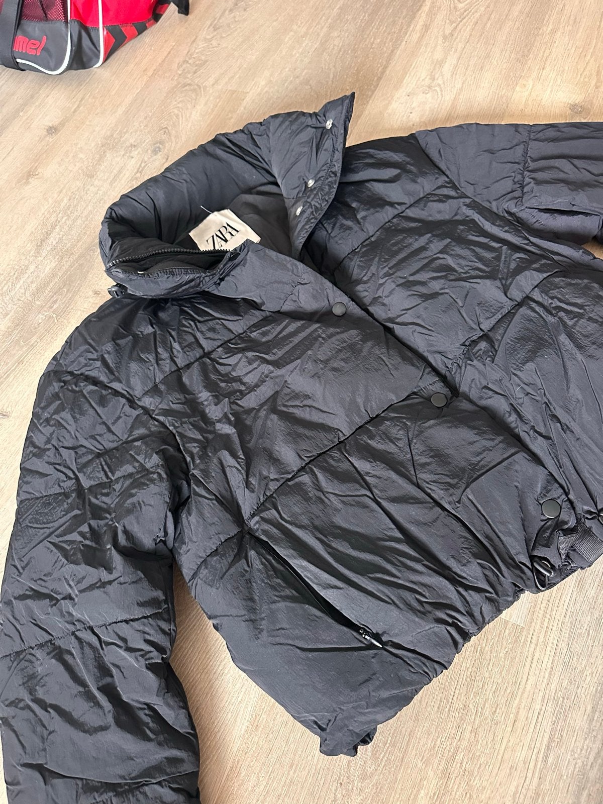 Zara winterjas zwart maat S, Kleding | Dames, Jassen | Winter, Ophalen of Verzenden, Zo goed als nieuw, Maat 36 (S), Zwart