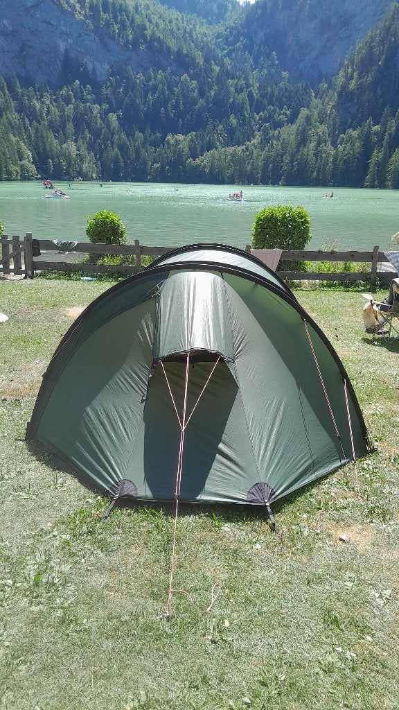 Hilleberg 4GT incl. Footprint, Caravans en Kamperen, Tenten, Ophalen of Verzenden, Gebruikt, Tot en met 4