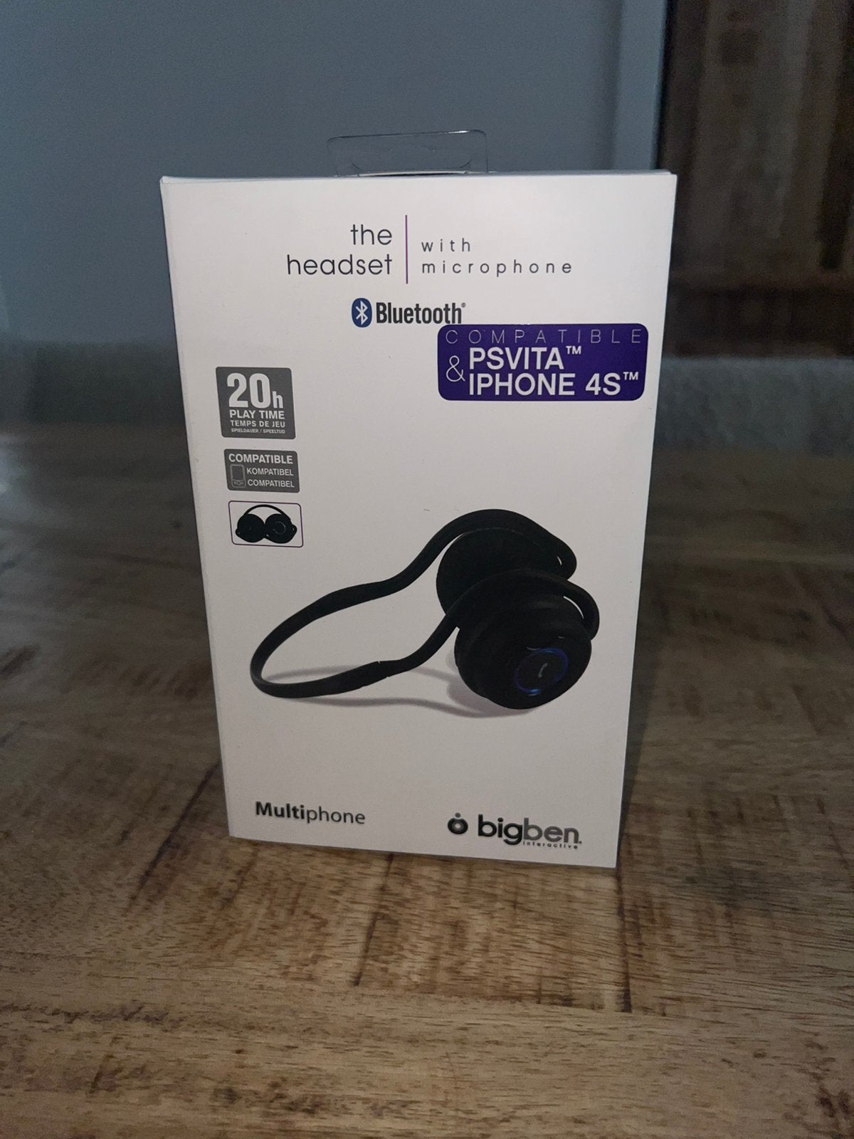 Nieuwe Bigben Bluetooth Headset, Ophalen of Verzenden, Nieuw, Zwart, Draadloos