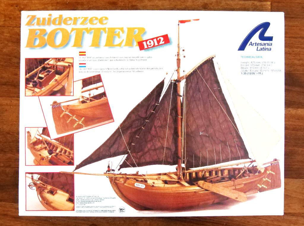 ZUIDERZEE BOTTER  BOUWPAKKET van ARTESENIA LATINA, Ophalen of Verzenden, Nieuw, 1:32 tot 1:50, Overige merken