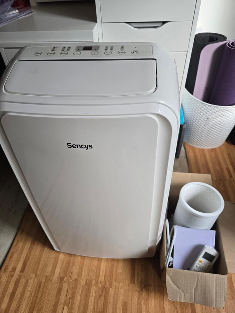 Sencys Mobiele Airco 9000Btu/h Koelen en Verwarmen, Witgoed en Apparatuur, Airco's, Minder dan 60 m³, 3 snelheden of meer, Ophalen of Verzenden