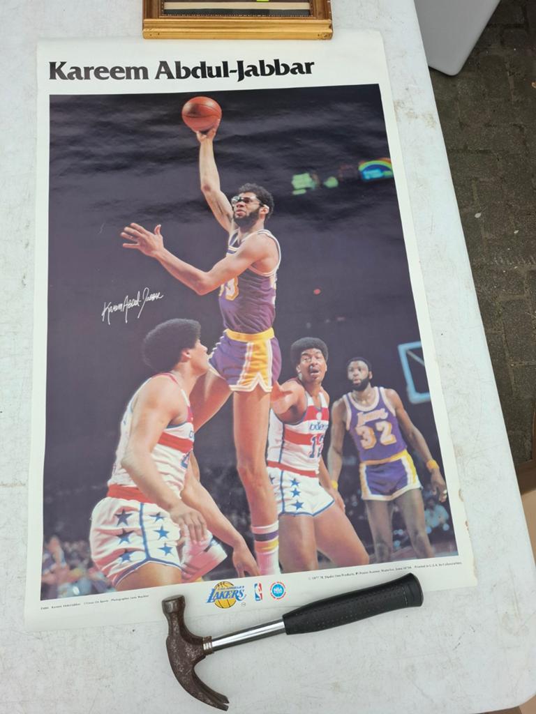 Poster basketbal, Ophalen, A1 t/m A3
