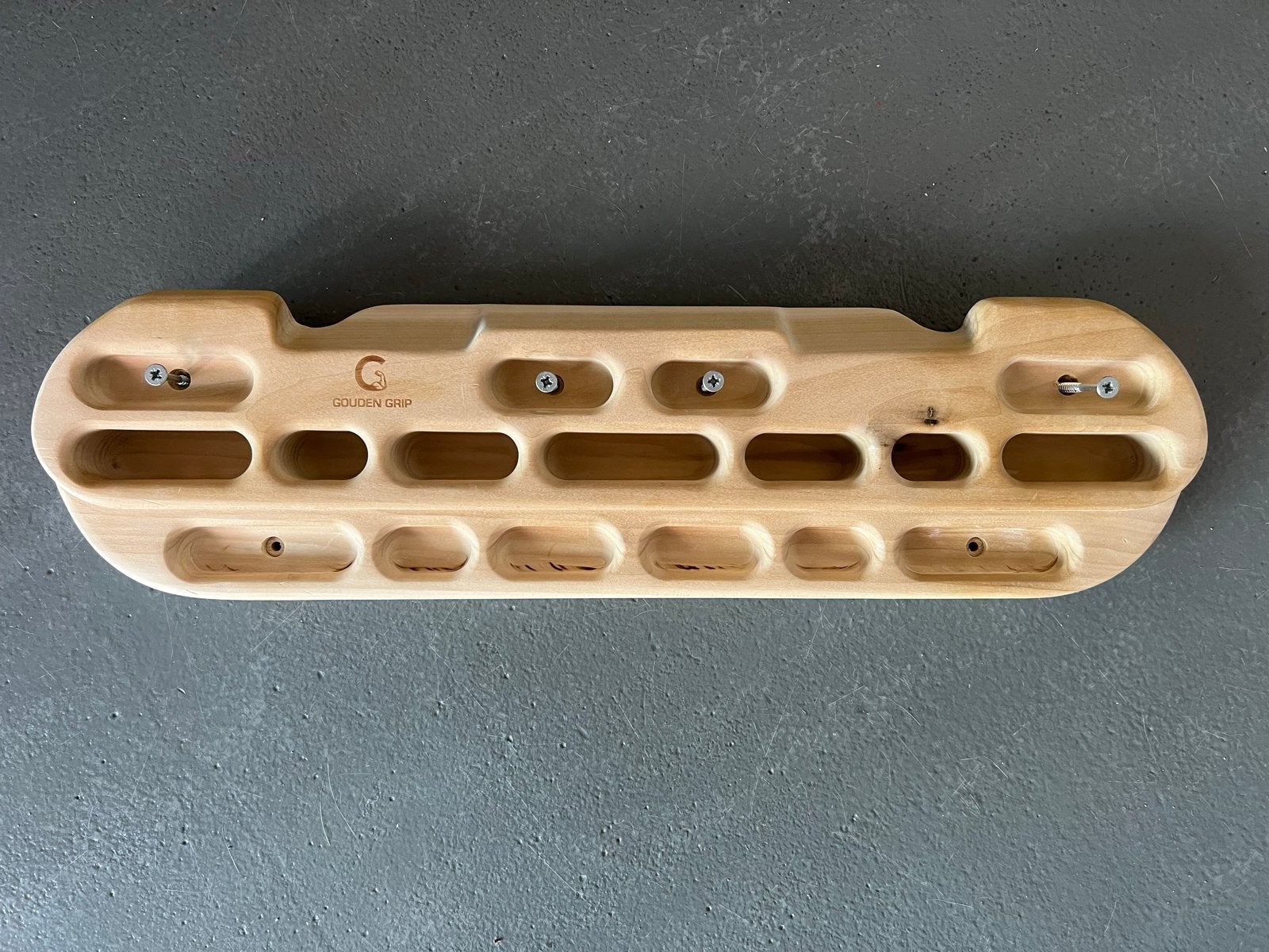 Hangboard Gouden Grip, Sport en Fitness, Klimsport, Ophalen, Zo goed als nieuw, Klimsport-accessoire