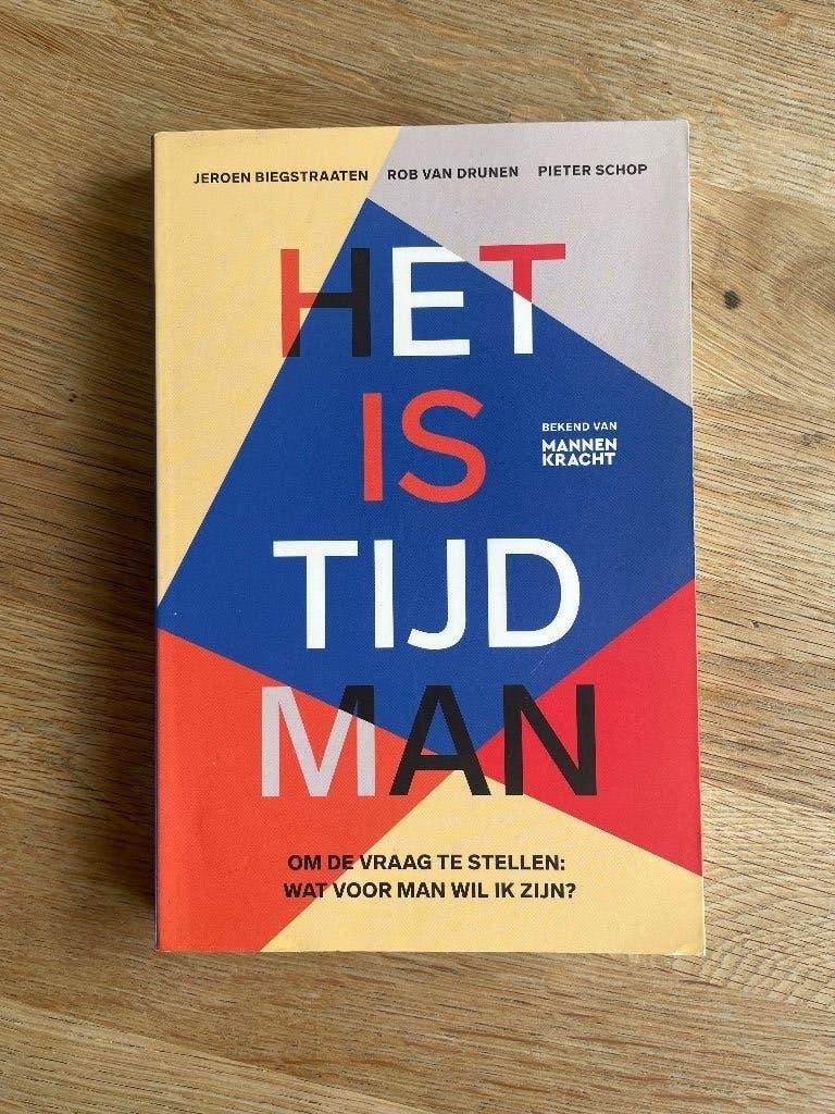 Het is tijd man, Boeken, Sociale psychologie, Verzenden, Diverse auteurs, Zo goed als nieuw