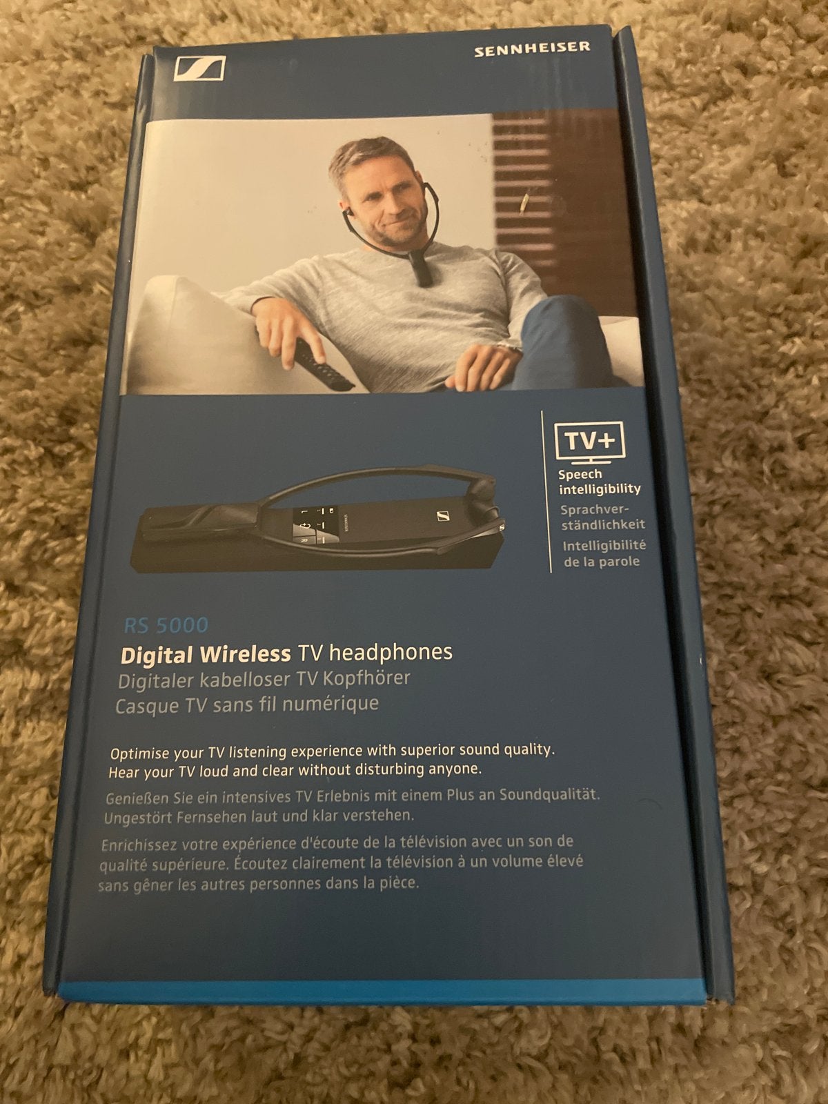 Sennheiser RS 5000 Digitale Draadloze TV Hoofdtelefoon, Sennheiser, Overige typen, Nieuw, Ophalen of Verzenden