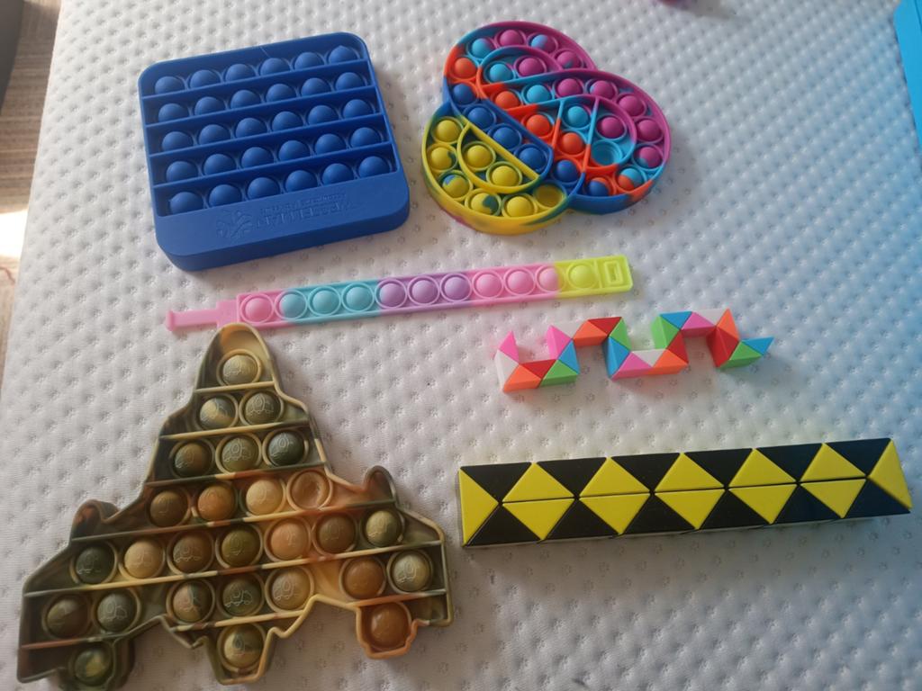 Diverse Fidget Speelgoed Set - Pop-its en Meer!, Ophalen of Verzenden, Gebruikt, Jongen of Meisje