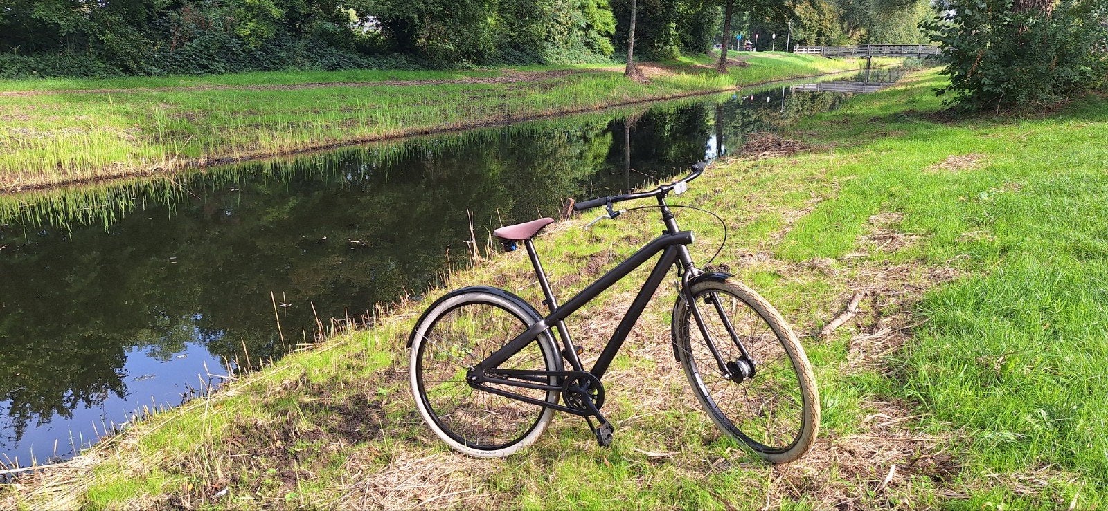 Prachtige VanMoof Smart S stadsfiets – Mat Groen (Analoog /, Fietsen en Brommers, Ophalen, Zo goed als nieuw, Overige merken