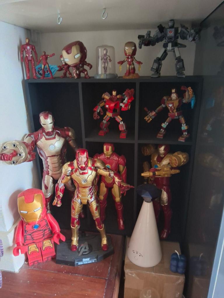 Grote collectie Iron Man en Marvel figuren, Ophalen, Gebruikt