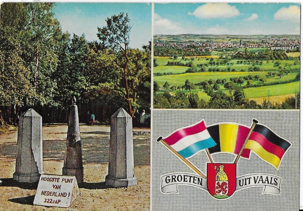 Q2552 ongelopen ansichtkaart groeten uit vaals, Ophalen of Verzenden, 1960 tot 1980, Gelopen, Limburg