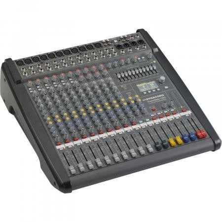 Dynacord PowerMate 1000-3 Powermixer, Muziek en Instrumenten, Mengpanelen, Ophalen, Gebruikt, 10 tot 20 kanalen, Microfooningang