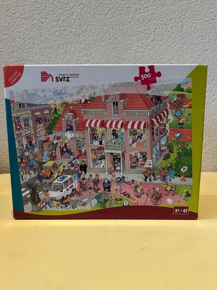 SVRZ zorgt in Zeeland 500 stukjes puzzel, Ophalen of Verzenden, 500 t/m 1500 stukjes, Gebruikt, Legpuzzel
