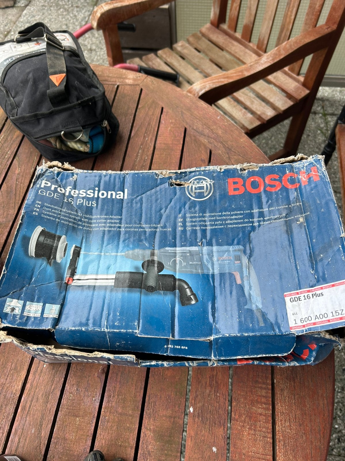 Bosch. Dust extraction system, Doe-het-zelf en Verbouw, Gereedschap | Schuurmachines, Ophalen, Nieuw, Minder dan 600 watt, Vlakschuurmachine