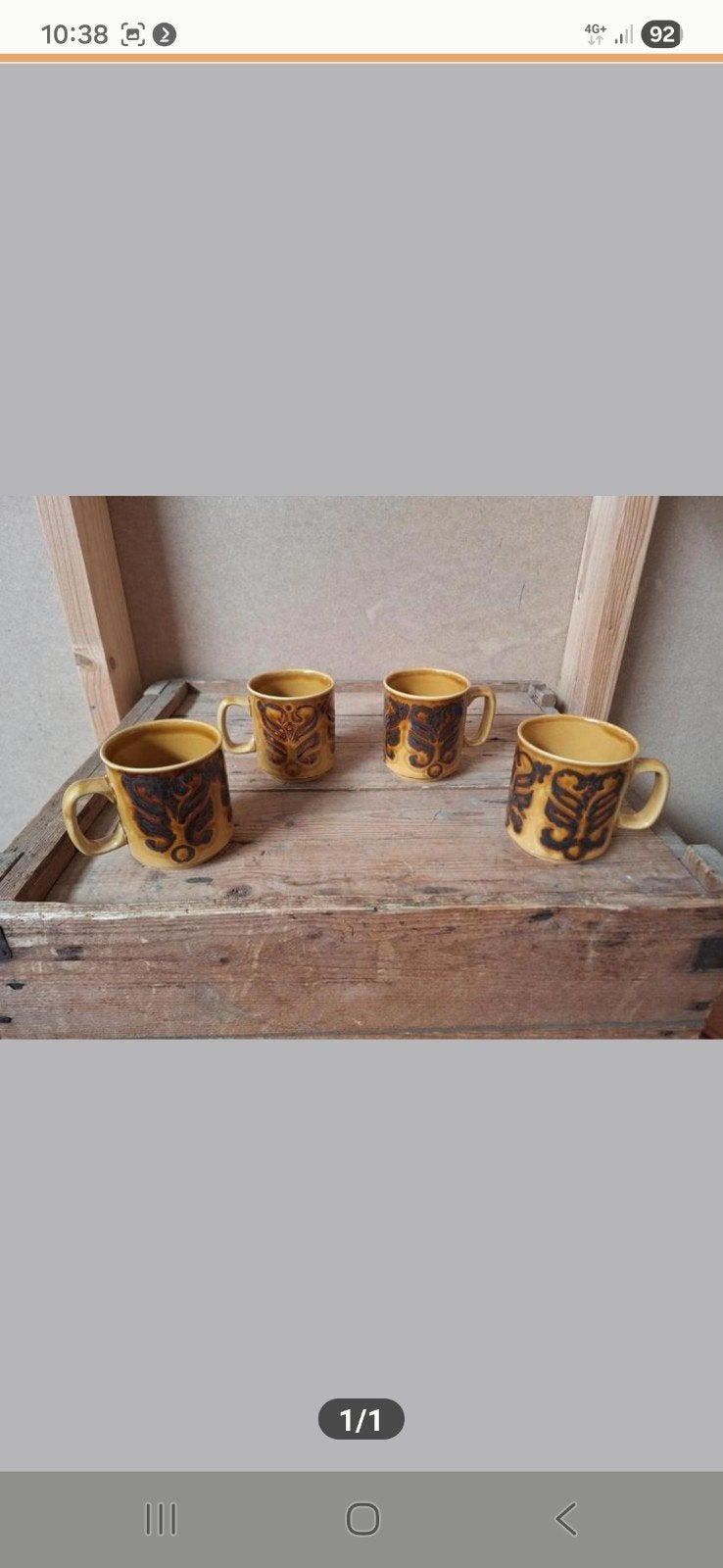 4 koffie mokken wp engeland, Ophalen of Verzenden