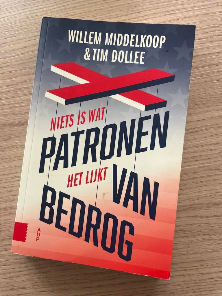 Niks is wat het lijkt - Patronen van Bedrog - Willem Middelk, Ophalen of Verzenden, Zo goed als nieuw, Nederland