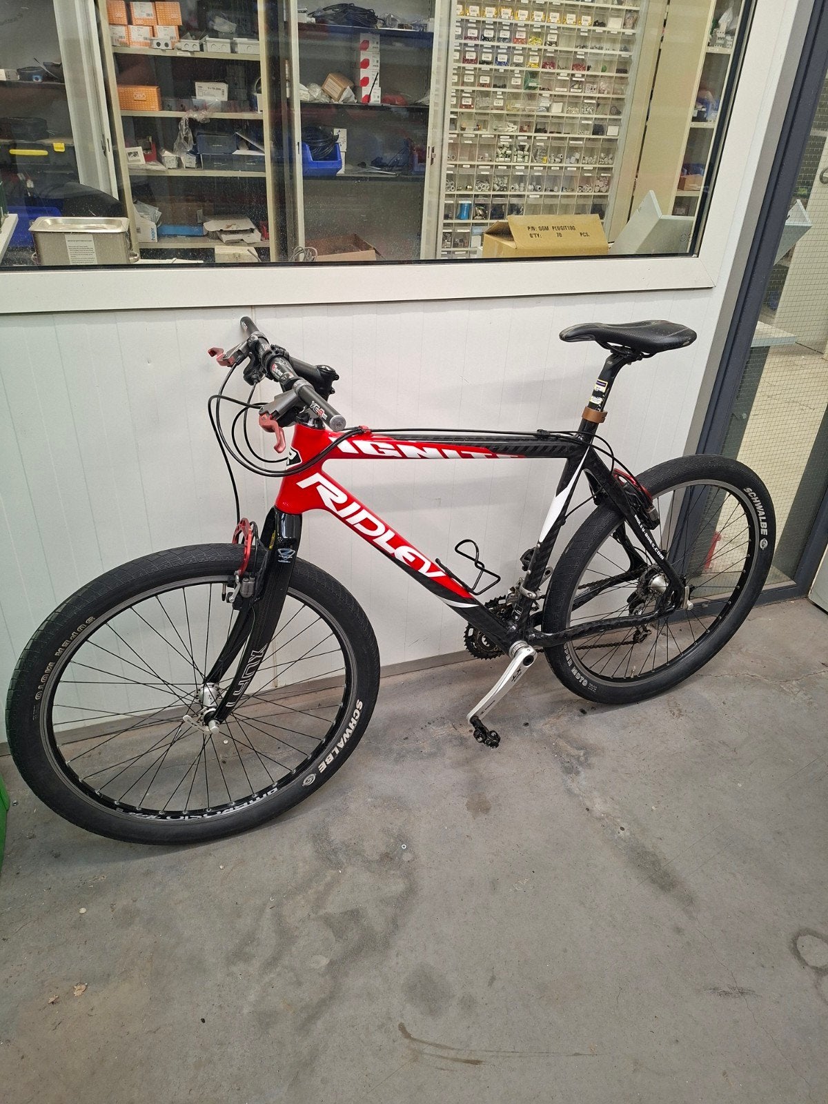 Ridley Racefiets - Carbon Frame - Shimano XT/LX, Fietsen en Brommers, Ophalen of Verzenden