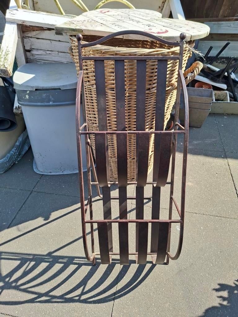 Metalen tijdschriftenrek - Vintage stijl, Ophalen of Verzenden, Gebruikt