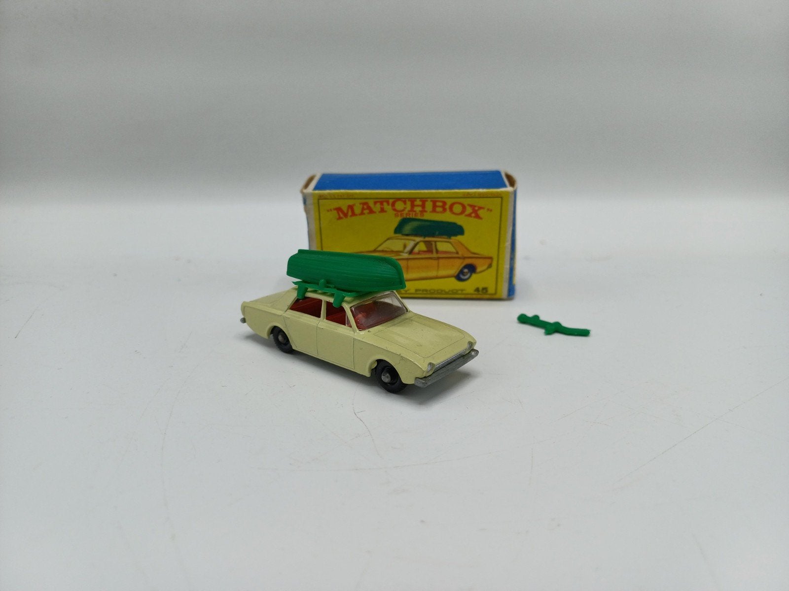 Lesney Matchbox Ford corsair boat Mint, Ophalen of Verzenden, Zo goed als nieuw, Auto