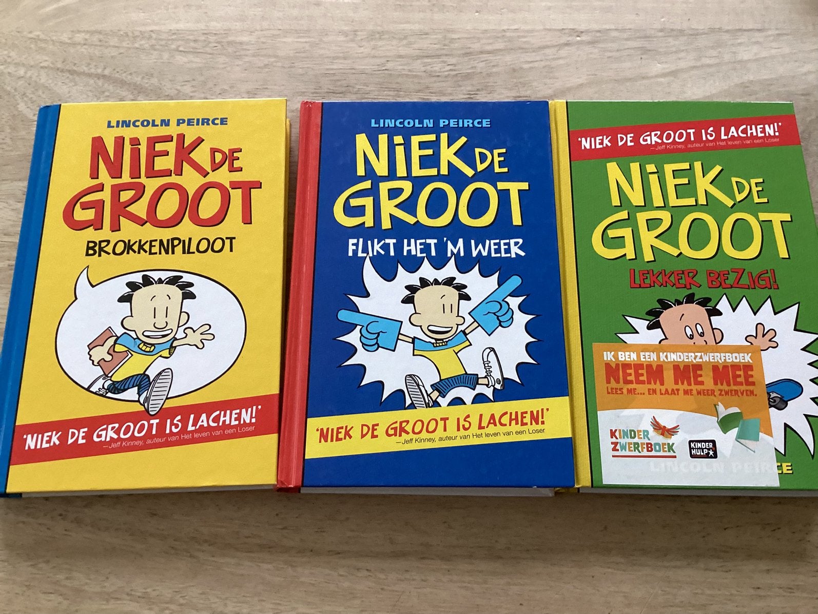 Niek de Groot - Lincoln Peirce 3 boeken, Ophalen of Verzenden, Zo goed als nieuw, Fictie algemeen