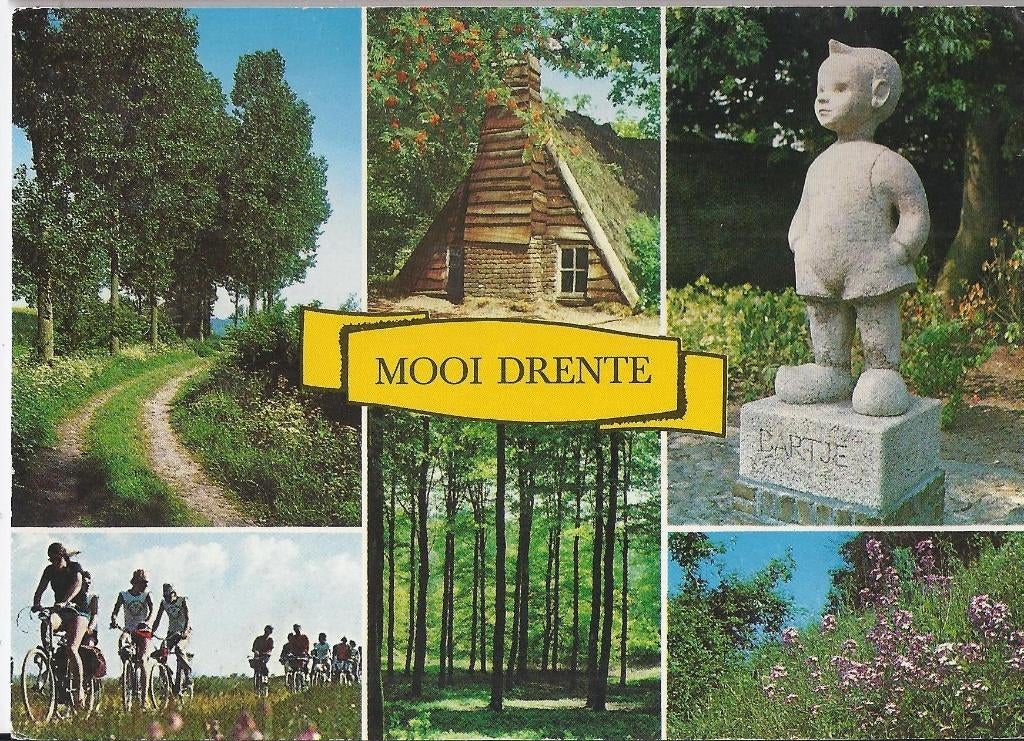 C27 Gelopen ansichtkaart mooi drente, Ophalen of Verzenden, 1980 tot heden, Gelopen
