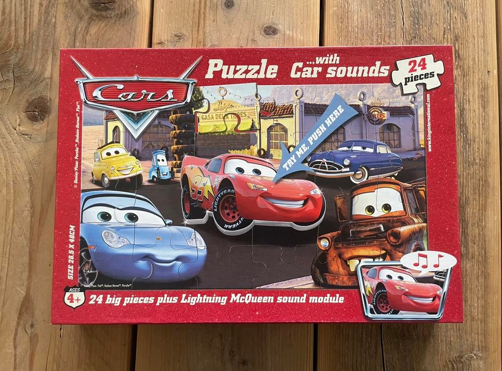 Cars puzzel met geluid, Ophalen, Zo goed als nieuw