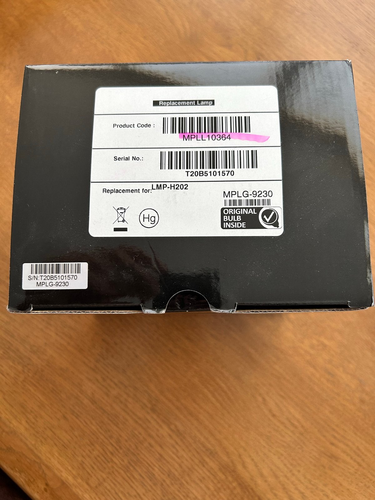 Beamerlamp - LMP-H202 voor diverse Sony VPL beamers, Ophalen of Verzenden, Nieuw, Beamerlamp