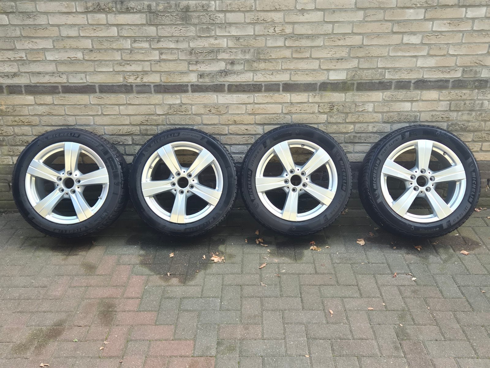 mercedes w 206 w 205 velgen breed set, Ophalen, Gebruikt, Banden en Velgen, 17 inch